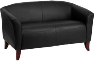 Buy Contemporary Style Black Leather Loveseat in  Orlando