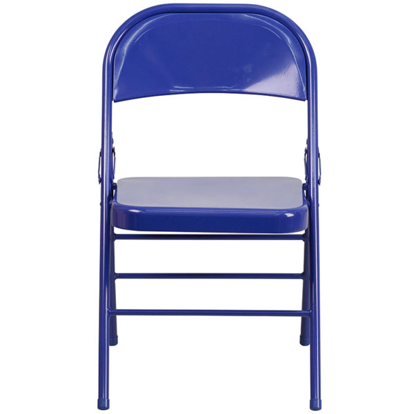 Shop for Cobalt Blue Folding Chairw/ Triple Braced and Double Hinged Frame in  Orlando
