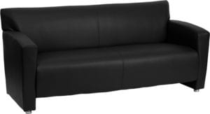 Buy Contemporary Style Black Leather Sofa in  Orlando
