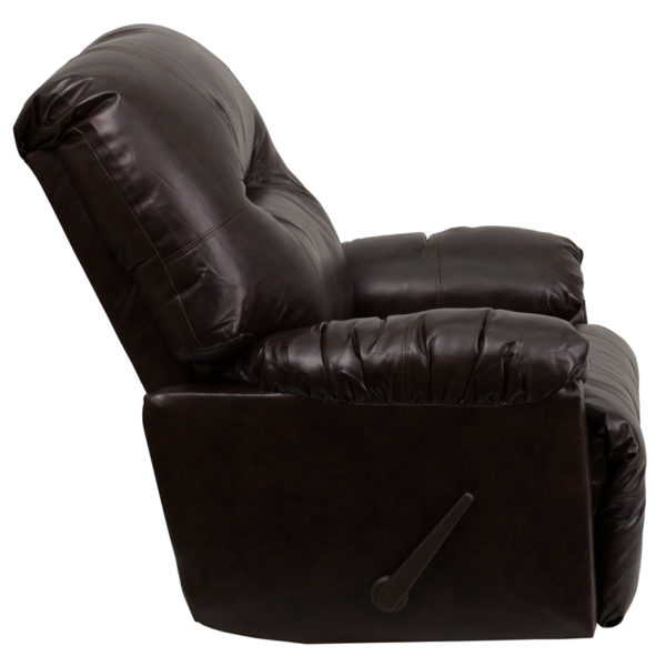 Nice Contemporary LeatherSoft Chaise Rocker Recliner Plush Pillow Back recliners in  Orlando