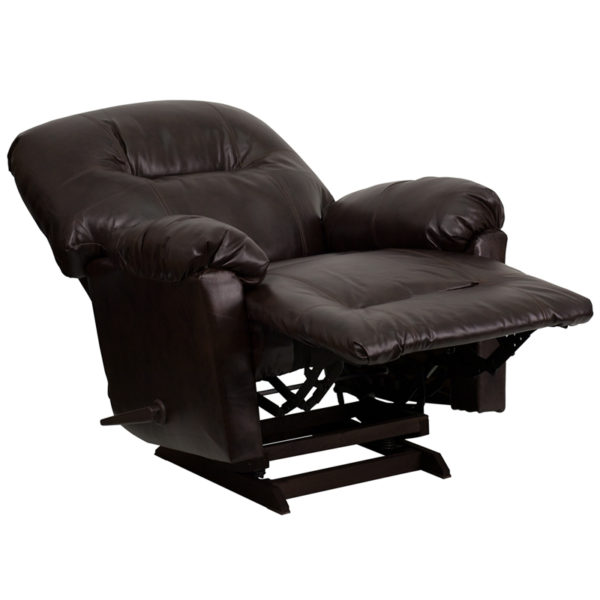 Shop for Brown Leather Reclinerw/ Plush Arms near  Winter Springs