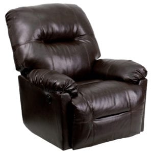 Buy Contemporary Style Brown Leather Power Recliner near  Winter Springs