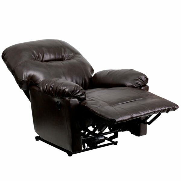 Shop for Brown Leather Power Reclinerw/ Plush Arms near  Kissimmee