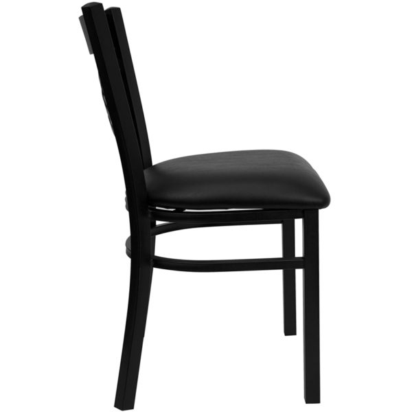 Shop for Black X Chair-Black Seatw/ "X" Back Design near  Bay Lake