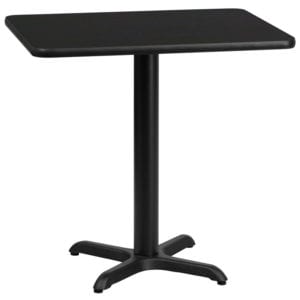 Buy Hospitality Table 24x30 Black Table-22x22 X-Base in  Orlando
