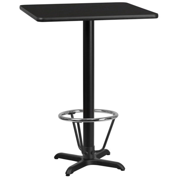 Buy Bar Height Hospitality Table 30SQ Black Table-22x22 X-Base near  Altamonte Springs