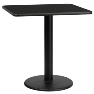 Buy Hospitality Table 30SQ Black Table-18RD Base in  Orlando