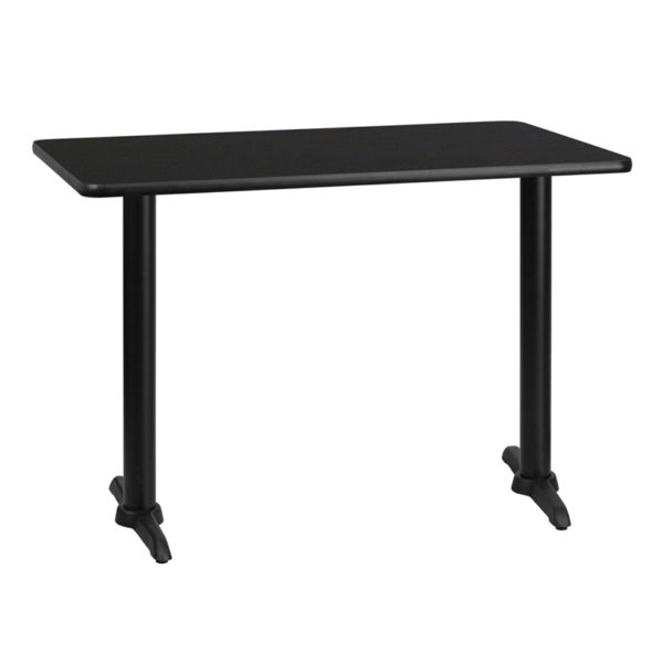 Buy Hospitality Table 30x42 Black Table-5x22 T-Base near  Sanford