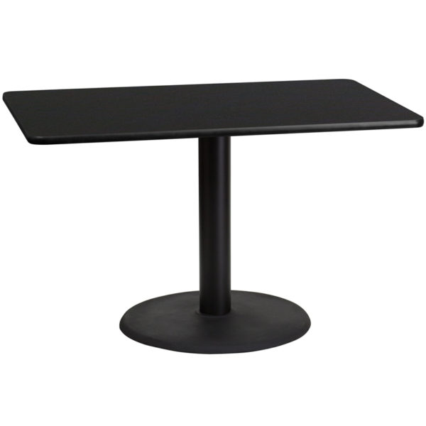 Buy Hospitality Table 30x48 Black Table-24RD Base near  Sanford
