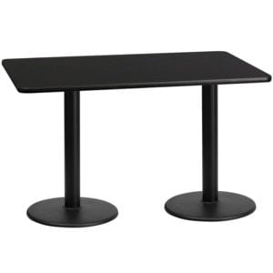 Buy Hospitality Table 30x60 Black Table-18RD Base in  Orlando
