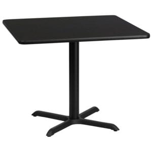 Buy Hospitality Table 36SQ Black Table-30x30 X-Base in  Orlando