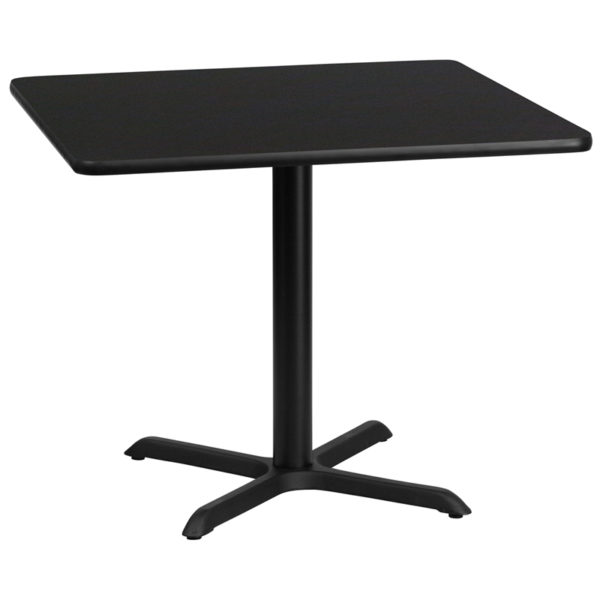 Buy Hospitality Table 36SQ Black Table-30x30 X-Base near  Leesburg