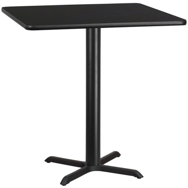 Buy Hospitality Table 42SQ Black Table-33x33 X-Base near  Clermont