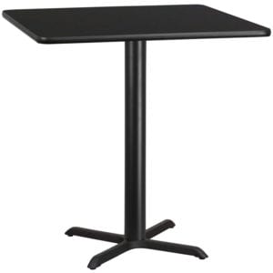 Buy Bar Height Hospitality Table 42SQ Black Table-33x33 X-Base in  Orlando