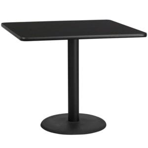 Buy Hospitality Table 42SQ Black Table-24RD Base near  Casselberry