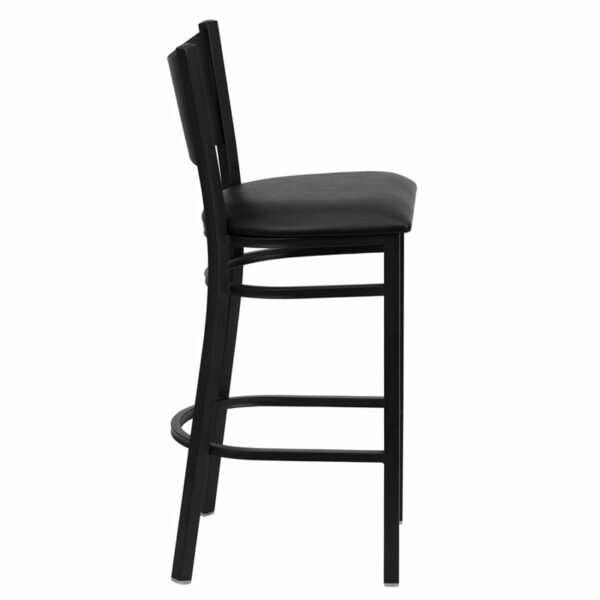 Shop for Black Coffee Stool-Black Seatw/ Coffee Back Design near  Clermont