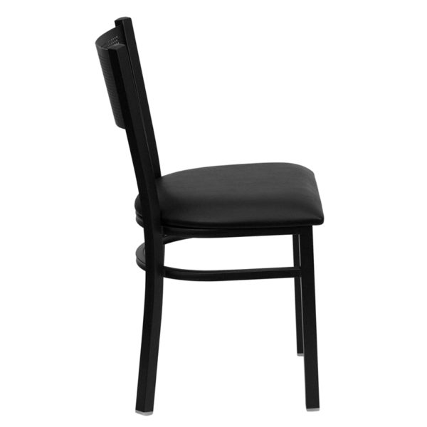 Shop for Black Grid Chair-Black Seatw/ Grid Back Design near  Winter Springs