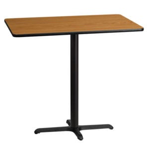 Buy Bar Height Hospitality Table 30x45 NA Laminate Table-X-Base in  Orlando