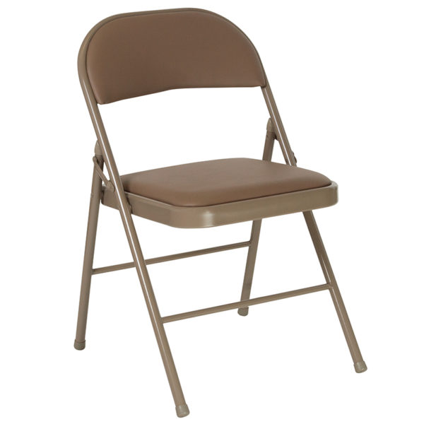 New folding chairs in beige w/ 18 Gauge Steel Frame at Capital Office Furniture in  Orlando