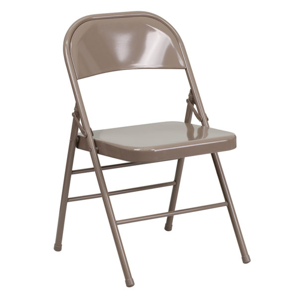 New folding chairs in beige w/ Beige Frame Finish at Capital Office Furniture in  Orlando