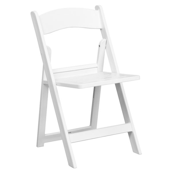 New folding chairs in white w/ UV Stabilized Polypropylene Resin at Capital Office Furniture near  Casselberry
