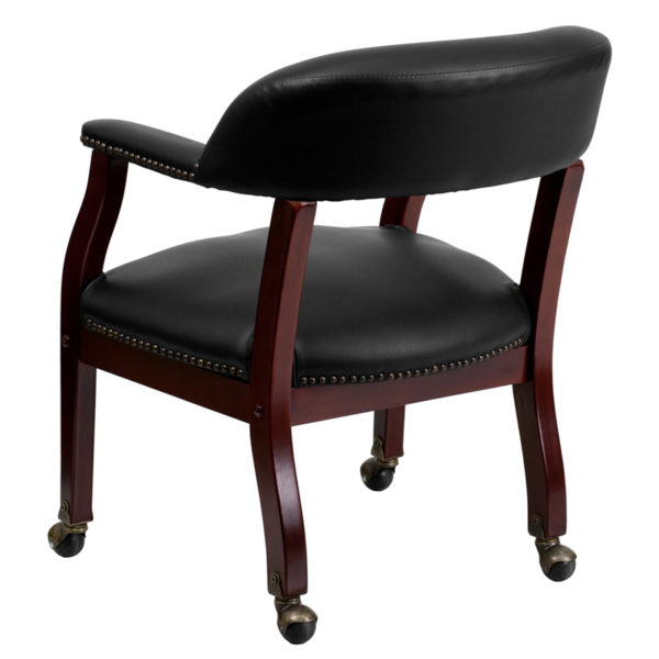 Shop for Black Vinyl Guest Chairw/ Black Vinyl Upholstery near  Clermont at Capital Office Furniture