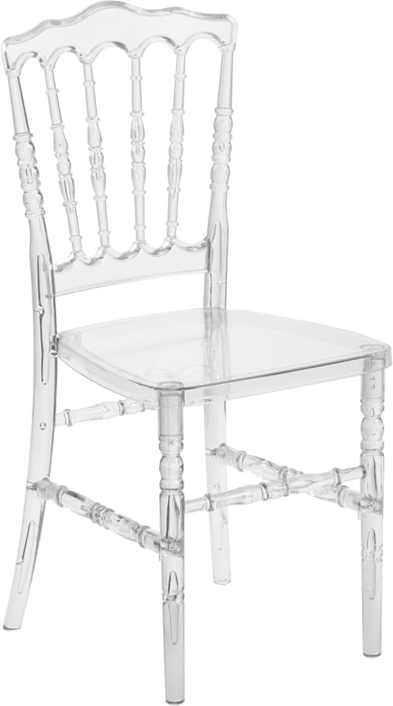 Buy Chiavari Seating Clear Napoleon Stack Chair in  Orlando