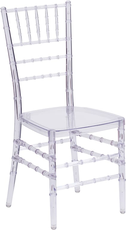 Buy Chiavari Seating Clear Chiavari Stack Chair in  Orlando