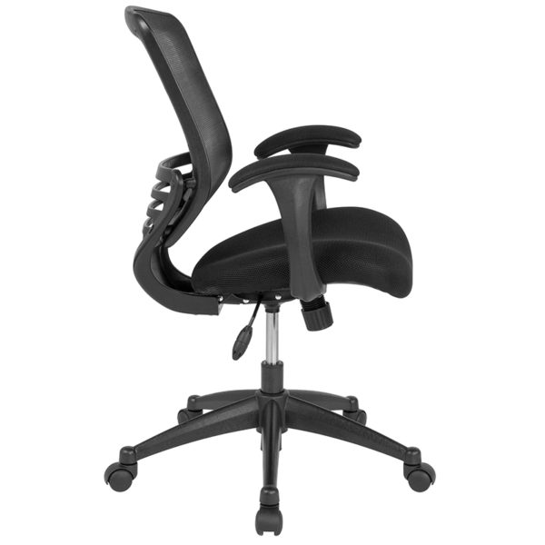Nice Mid-Back Mesh Executive Swivel Office Chair with Back Angle Adjustment