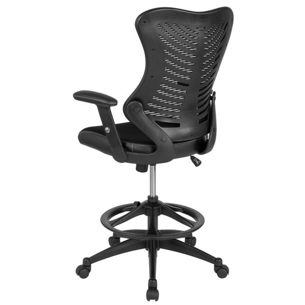 Shop for Black Mesh Drafting Chairw/ Flexible Mesh Back near  Casselberry