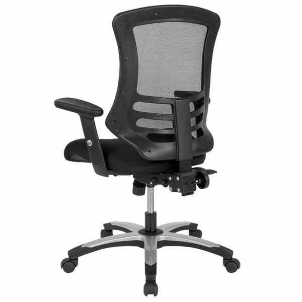 Nice High Back Mesh Multifunction Executive Swivel Ergonomic Office Chair with Molded Foam Seat and Adjustable Arms Built-In Lumbar Support office chairs near  Windermere