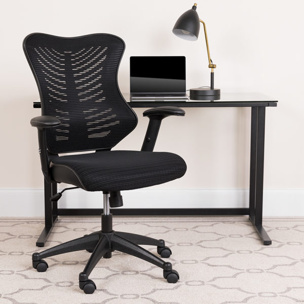 Buy Contemporary Office Chair Black High Back Mesh Chair near  Clermont at Capital Office Furniture