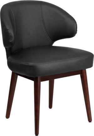 Buy Executive Guest Office Chair Black Leather Side Chair near  Clermont at Capital Office Furniture