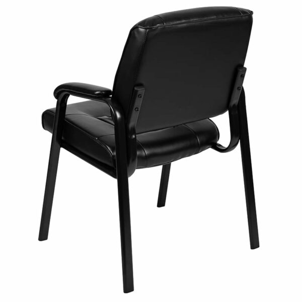 New medical office guest and reception chairs in black w/ Waterfall Seat reduces pressure on your legs at Capital Office Furniture in  Orlando at Capital Office Furniture