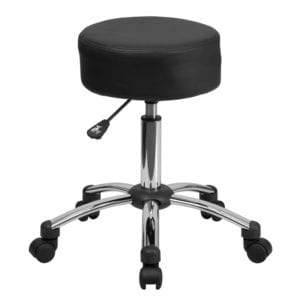 Buy Backless Stool Black Leather Medical Stool near  Clermont at Capital Office Furniture
