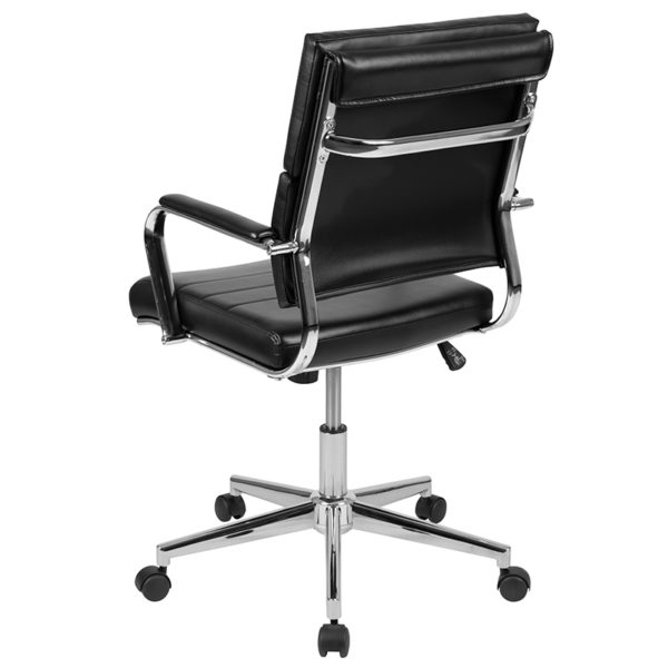 New office chairs in black w/ Tilt Lock Mechanism rocks/tilts the chair and locks in an upright position at Capital Office Furniture near  Lake Buena Vista at Capital Office Furniture