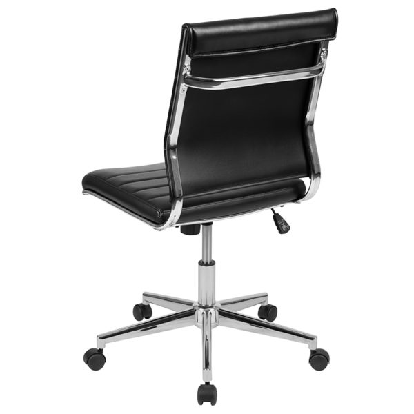 New office chairs in black w/ Tilt Tension Adjustment Knob adjusts the chair's backward tilt resistance at Capital Office Furniture in  Orlando at Capital Office Furniture