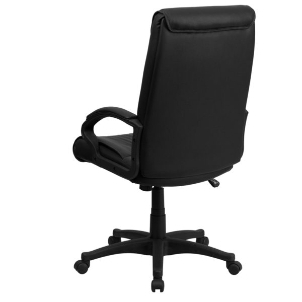 Shop for Black High Back Leather Chairw/ High Back Design with Headrest in  Orlando at Capital Office Furniture