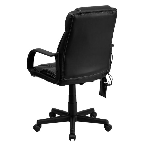 Shop for Black Mid-Back Massage Chairw/ Mid-Back Design with Headrest near  Ocoee at Capital Office Furniture