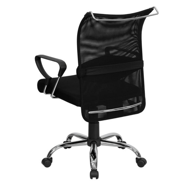 Shop for Black Mid-Back Mesh Chairw/ Ventilated Mesh Back near  Leesburg at Capital Office Furniture