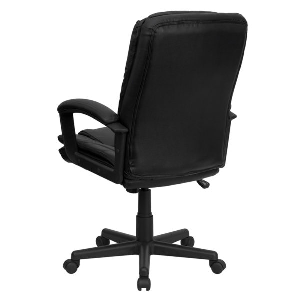 Shop for Black High Back Leather Chairw/ High Back Design with Headrest near  Clermont at Capital Office Furniture