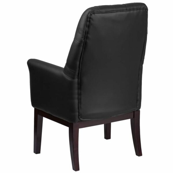 Shop for Black Leather Side Chairw/ Black LeatherSoft Upholstery near  Daytona Beach at Capital Office Furniture