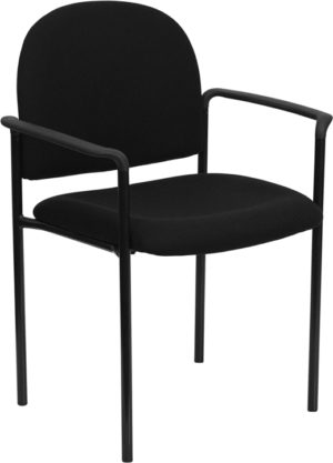 Buy Guest Office Chair Black Fabric Stack Chair near  Sanford at Capital Office Furniture