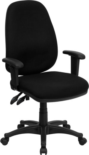 Buy Contemporary Office Chair Black High Back Fabric Chair near  Daytona Beach at Capital Office Furniture