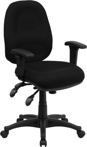 Buy Contemporary Office Chair Black Mid-Back Fabric Chair near  Lake Buena Vista at Capital Office Furniture