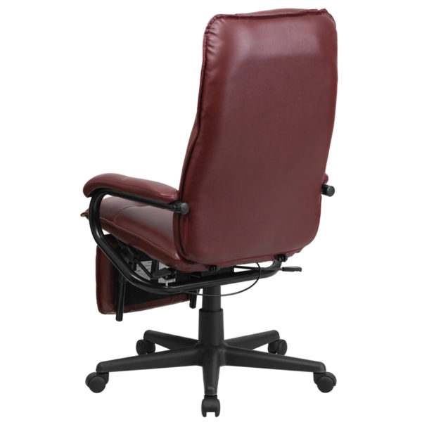 Shop for Burgundy Reclining Chairw/ High Back Design with Headrest near  Sanford at Capital Office Furniture