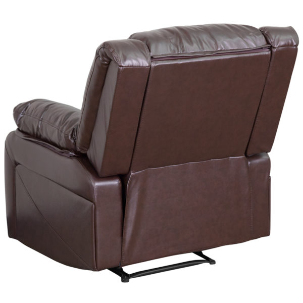 Shop for Brown Leather Reclinerw/ Plush Arms in  Orlando at Capital Office Furniture
