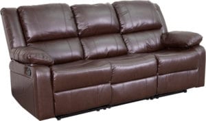Buy Contemporary Style Brown Leather Recliner Sofa in  Orlando at Capital Office Furniture