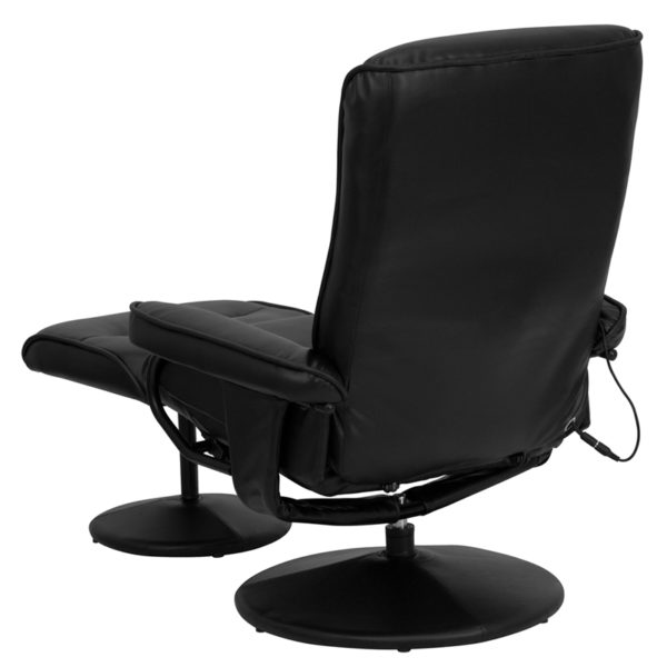 Shop for Massage Black Leather Reclinerw/ Plush Arms near  Daytona Beach at Capital Office Furniture