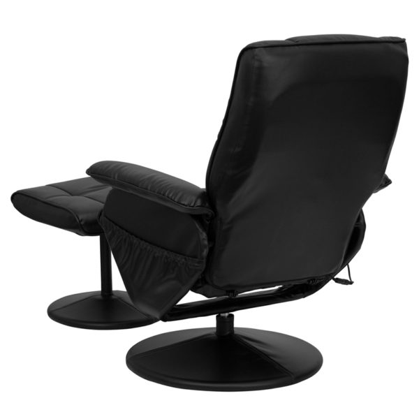 Shop for Massage Black Leather Reclinerw/ Plush Arms near  Oviedo at Capital Office Furniture